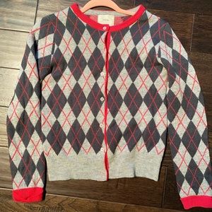 Made in Korea Argyle pattern sweater